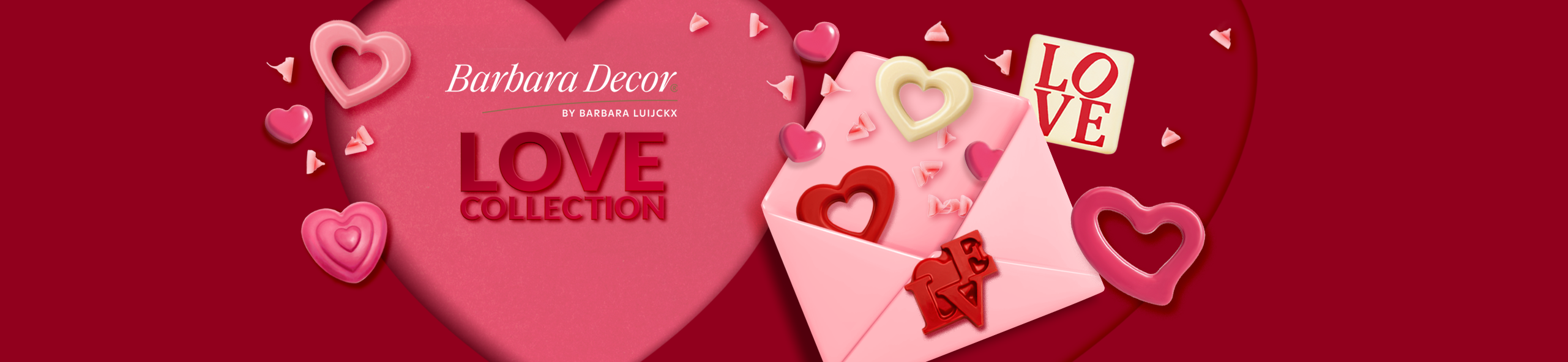 Folder z dekoracjami na walentynki pl banner desktop