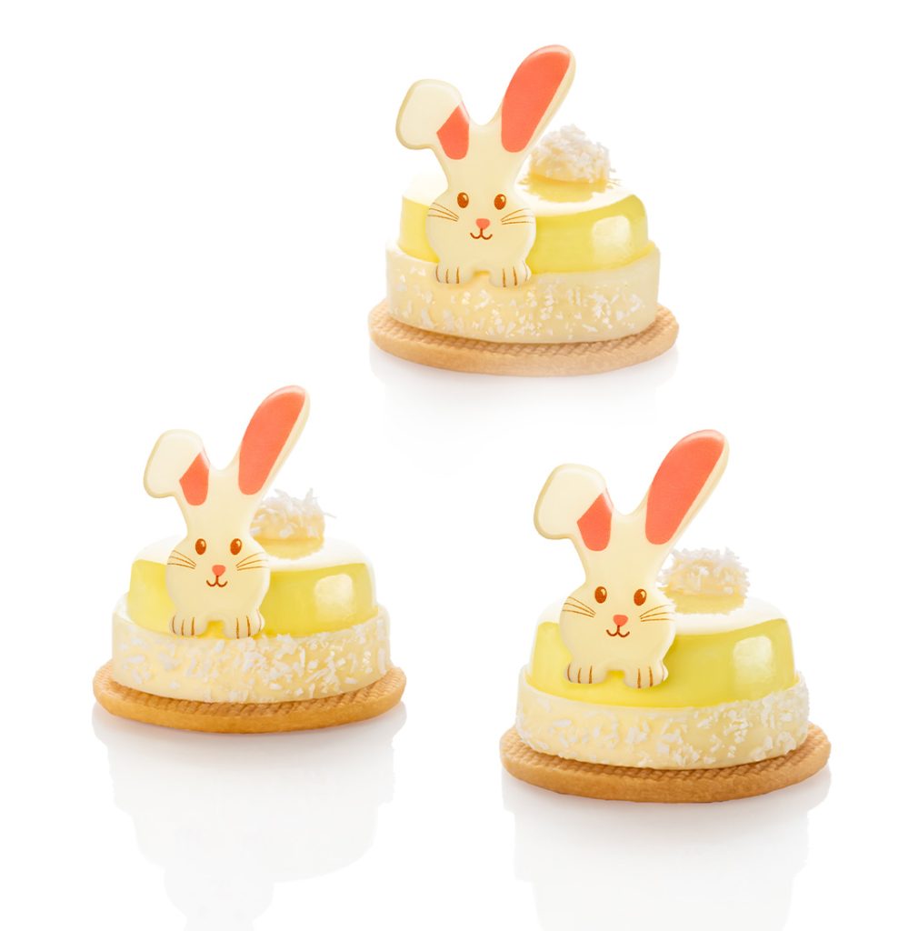 Monoporcja z króliczkiem na wielkanoc