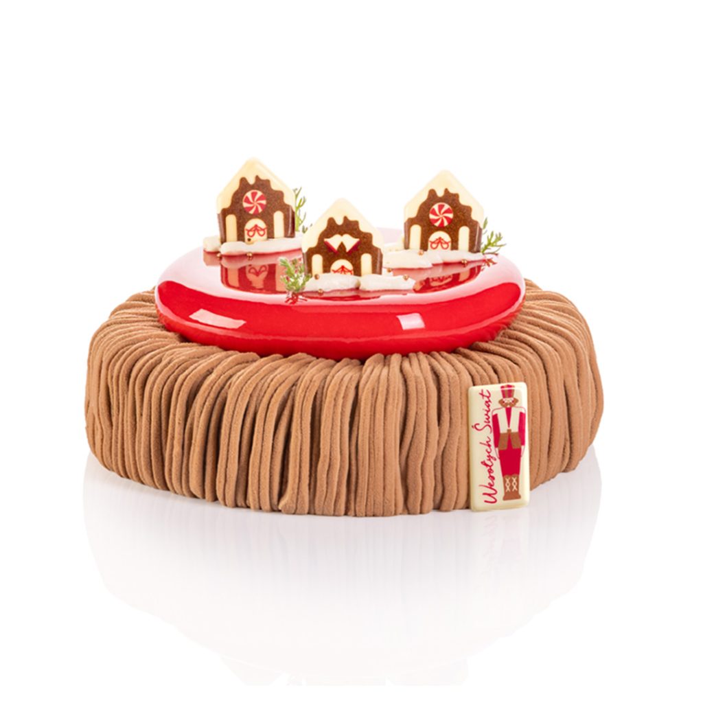 Tort Świąteczne Domki