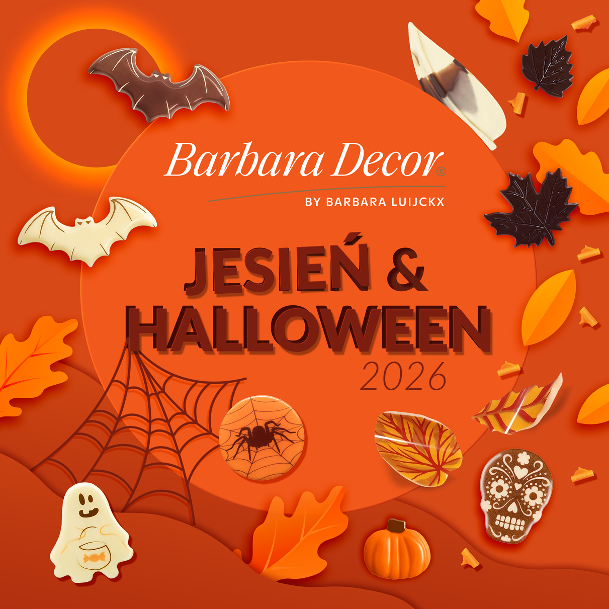 Dekoracje czekoladowe na Jesień i Halloween