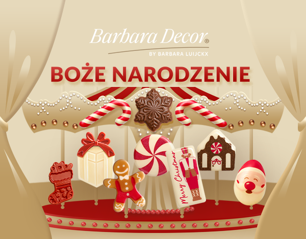 Dekoracje czekoladowe na boże narodzenie 2026 Barabra Decor Banner mobile