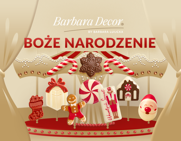 Dekoracje czekoladowe na boże narodzenie 2026 Barabra Decor Banner mobile